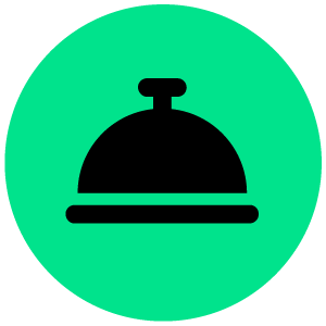 Icon für Hotellerie und Gastronomie