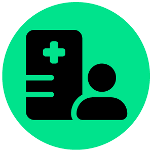 Icon für den Gesundheits- und Pflegebereich